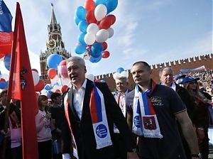 В Москве и городах России заваршились первомайские демонстрации